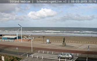 Obraz podglądu z kamery internetowej Scheveningen - beach